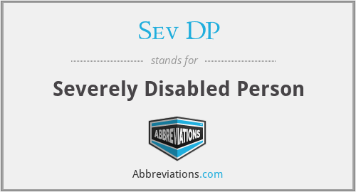 What does SEV DP stand for?